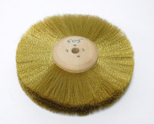 Fine 100mm Brass Wire Circular Brush for Satin / Brushed Finish - TM507