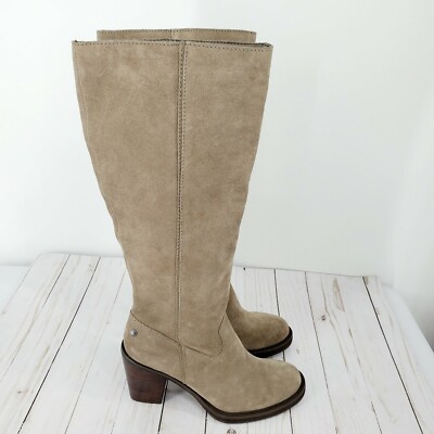 suede calvin klein boots