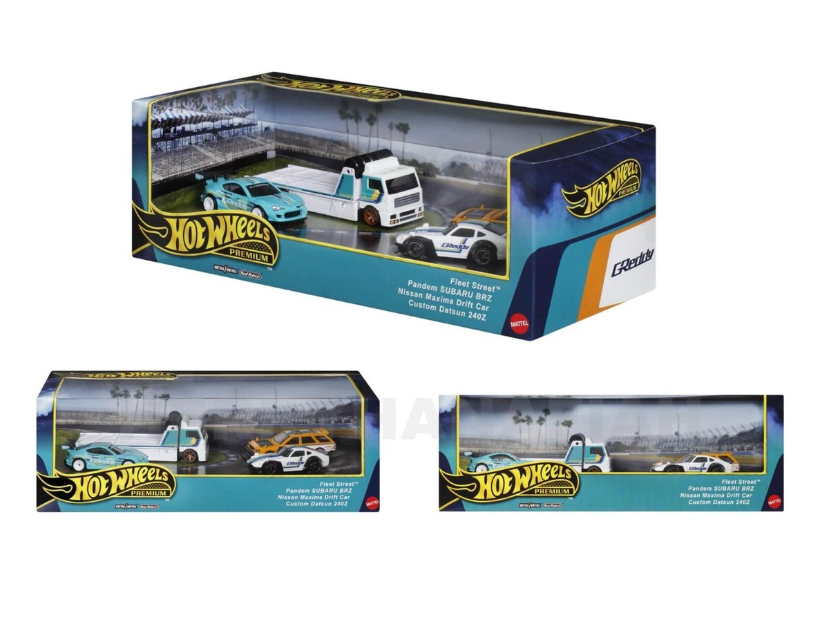 Hot Wheels Premium GReddy Box Set 2024 Diorama (In-Stock) New JDM