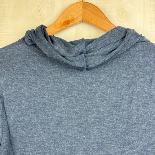 CAbi Women’s Turtle Tee Long Sleeve Tunic Midnight Blue Grey Thumbholes Small - Picture 5 of 8