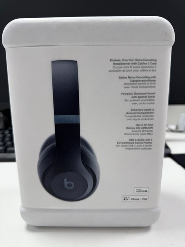 Neu Dr. Dre's Studio Pro Wireless Kopfhörer mit Geräuschunterdrückung - Blau - Bild 4 von 8
