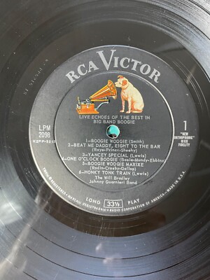 WILL BRADLEY BIG BAND BOOGIE 1960 Big Band Swing RCA VICTOR LPM
