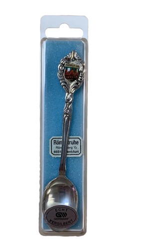 Nueva cuchara de recuerdo Frankfurt Alemania 4,5" de largo - Imagen 1 de 3