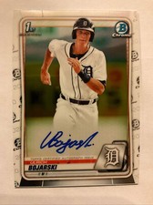 2020 Bowman Chrome Auto ULRICH BOJARSKI 1st Bowman RC Detroit TIGERS #CPA-UB