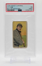 T206 TY COBB BAT ON SHOULDER SWEET CAPORAL PSA 1 (MK) - HOF GOAT