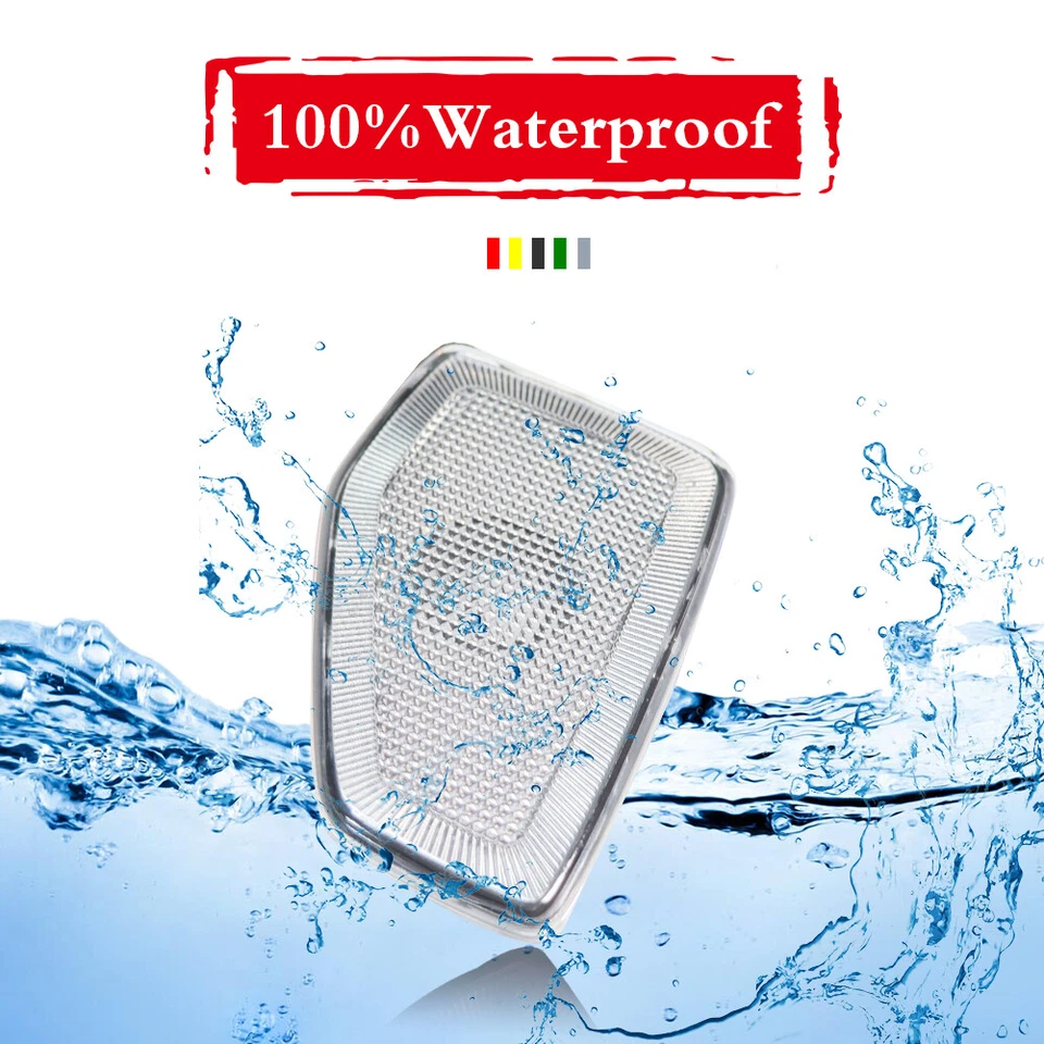 Para 05/06-10 Hummer H3/09-10 H3T Guardabarros Delantero Transparente Luces Marcadoras Laterales Carcasa Foto 4 de 4