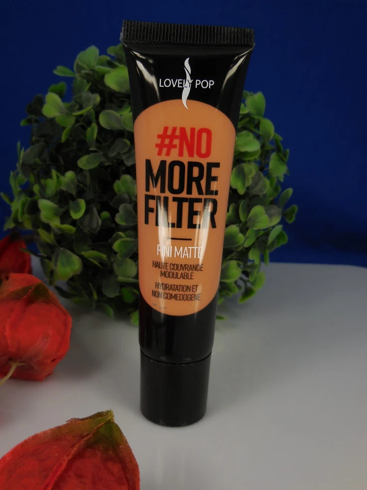 LOVELY POP PARIS NO MORE FILTER MATTE FOUNDATION 04. CREAMY PRALINE! 1047