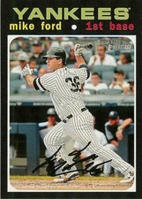 2020 Topps Heritage #358 Mike Ford YANKEES