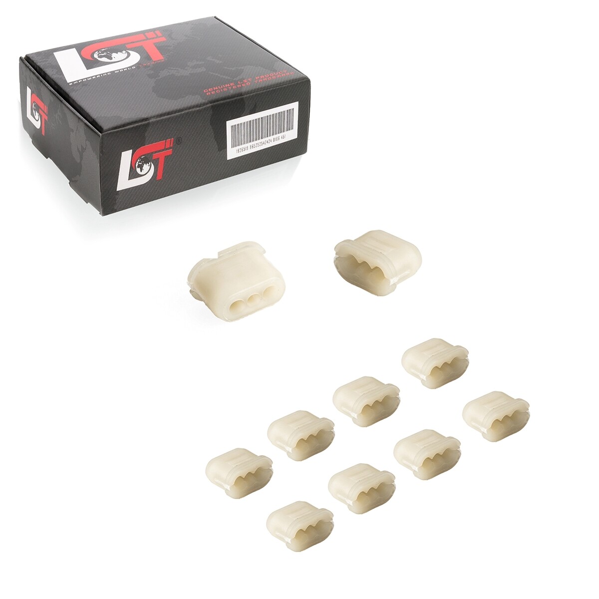 10x Trunk lining fastening clips for Renault Megane II Laguna III