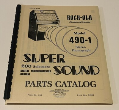 とととw Rock-Ola Model 490-1 System 2 Control Unit Operating Manual