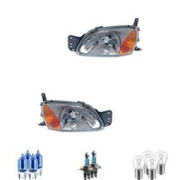 Halogen Scheinwerfer Set H4 FüR Ford Fiesta IV Kasten Inklusive Lampen
