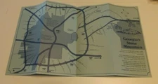 Georgia's Stone Mountain Vintage Map Brochure Pamphlet