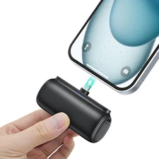 5500mA Portable Charger Battery Pack Power Bank For iPhone 16/16 Plus 16 pro max