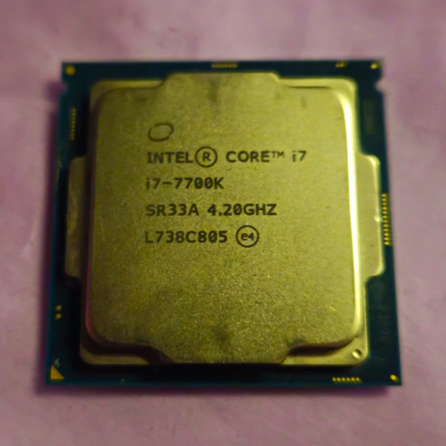 ジャンク　Intel Core i7-7700K CPU 本体 Intel Core i7-7700K Processor Model Computer Processors (CPUs) for