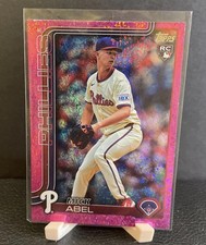 Mick Abel 2025 Topps Update (RC,SP) Rookie Pink Holofoil #US127 Phillies