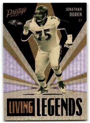 2021 Panini Prestige #LL-10 Jonathan Ogden Living Legends Baltimore Ravens