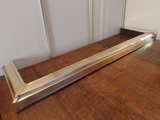 Vintage Brass Fire Fender Style L129cm approx Vintage Fire Kerb Old Brass