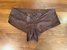 VICTORIA'S SECRET SET: SEXY TEE LACIE PUSH-UP BRA & BOW CHEEKY PANTY SIZE 38D XL