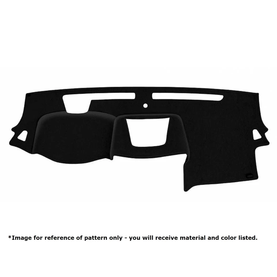 Chevrolet Colorado 2015-2022 con alfombrilla de cubierta de tablero de terciopelo gris medio FCA Foto 3 de 3