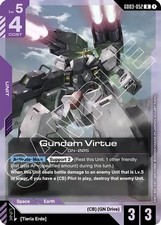Gundam Virtue [R+ Holo] #GD03-052 Prices | Gundam Steel Requiem