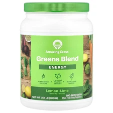 Amazing Grass Green Superfood Energy Lemon Lime  24 7 oz 700 g Gluten-Free,