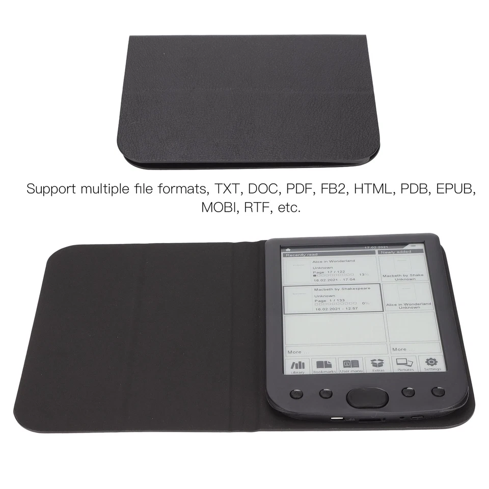 Ereader 6In 800X600 Hd Ink Screen E Reader 8Gb 512Mb Abs Ebook Reader With - Image 4 of 4
