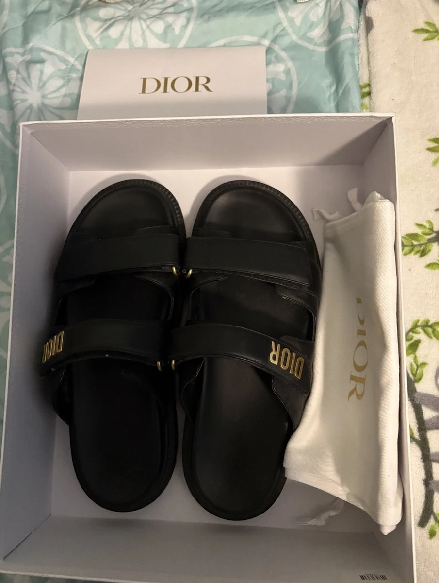 Dior Black Sandals for Women for sale - eBay