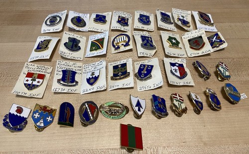 DI Lot: 41 1960s-70s Infantry DI Lot - CB - IOH Hallmarks - I