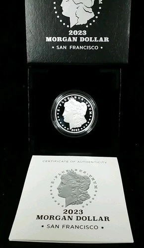 2023-S San Francisco Morgan Silver Dollar .999 Fine Silver OGP/COA 23XF