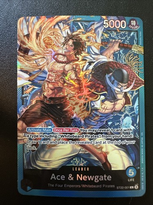 #ad #ad Ace and Newgate L ST22 001 Starter Deck Ace Newgate One Piece English $2.89