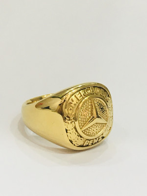 HOT Mens Rings Mercedes Ring Gold 18k Mercedes Benz 18k