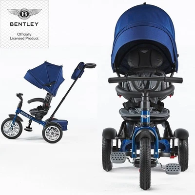 THE BENTLEY STROLLER TRIKE ROYAL BLUE Kinderwagen Tricycle 3Wheel Rotating Seat - Bild 1 von 4