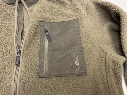 Redhead Jacke Herren Extra Large Braun Pullover Fleece Taschen Outdoor Große Größe - Bild 3 von 15