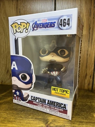 Funko Pop! Vinyl: Marvel - Captain America - Hot Topic (Exclusive) #464