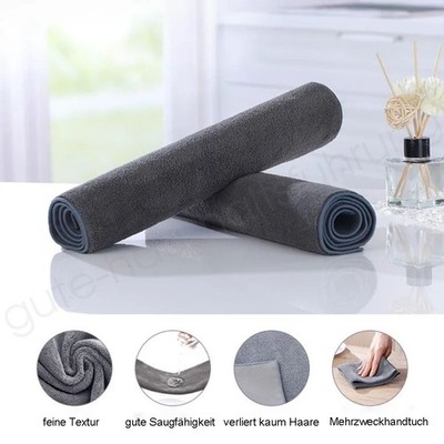 Mikrofasertuch Auto Poliertuch Trockentuch Microfaser Ultra Saugstarke 30*30cm