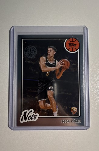 Egor Demin – 2025-26 Topps Basketball · 1980 81 Topps Basketball #80BK-55 Egor Dëmin
