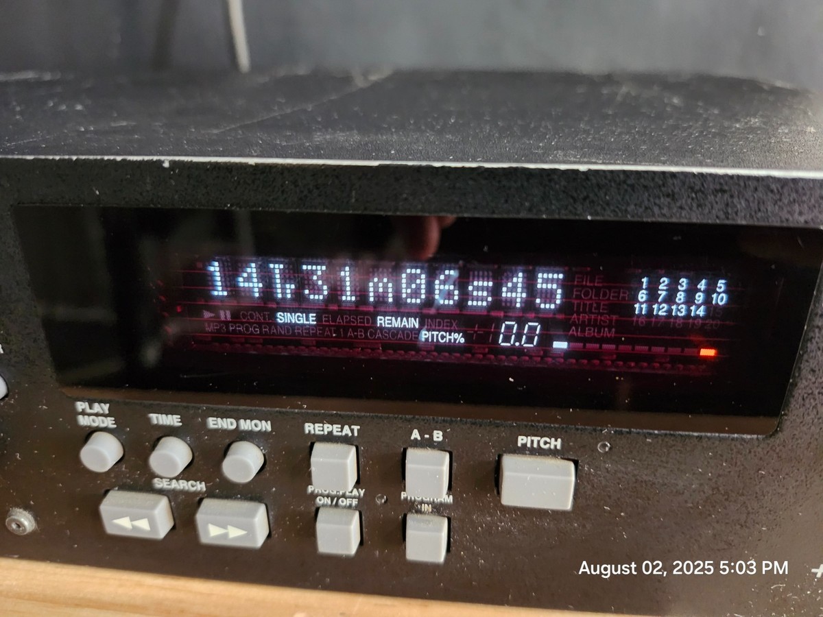 動作ok DENON DN-C635 COMPACTDISC/MP3 PLAYER デノン CDプレーヤー Vintage DENON DN-C635 Compact Disc / MP3 Player Rack Mount