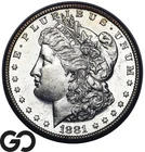 1881-S Morgan Silver Dollar, Proof-Like, Blast White Gem BU++