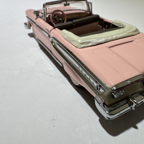 Franklin Mint 1:43 1958 Edsel Citation Convertible Pink Diecast Car B11KC72 - Picture 6 of 19