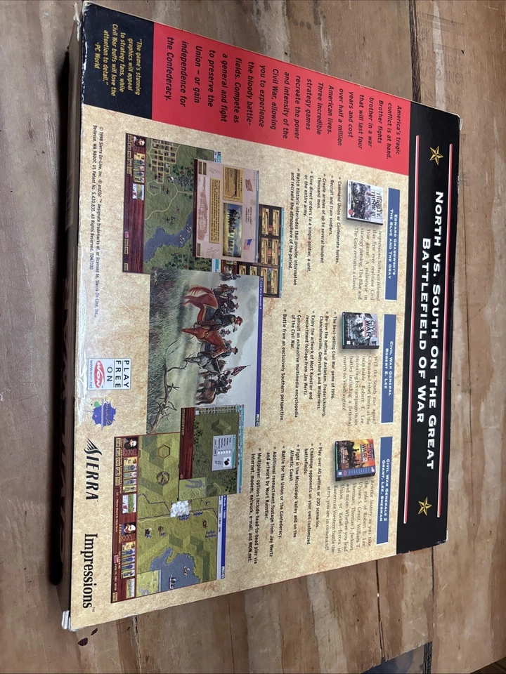 Sierra Computer Game The Great Civil War BRAND NEW ! Fast Shipping - Image 2 of 4