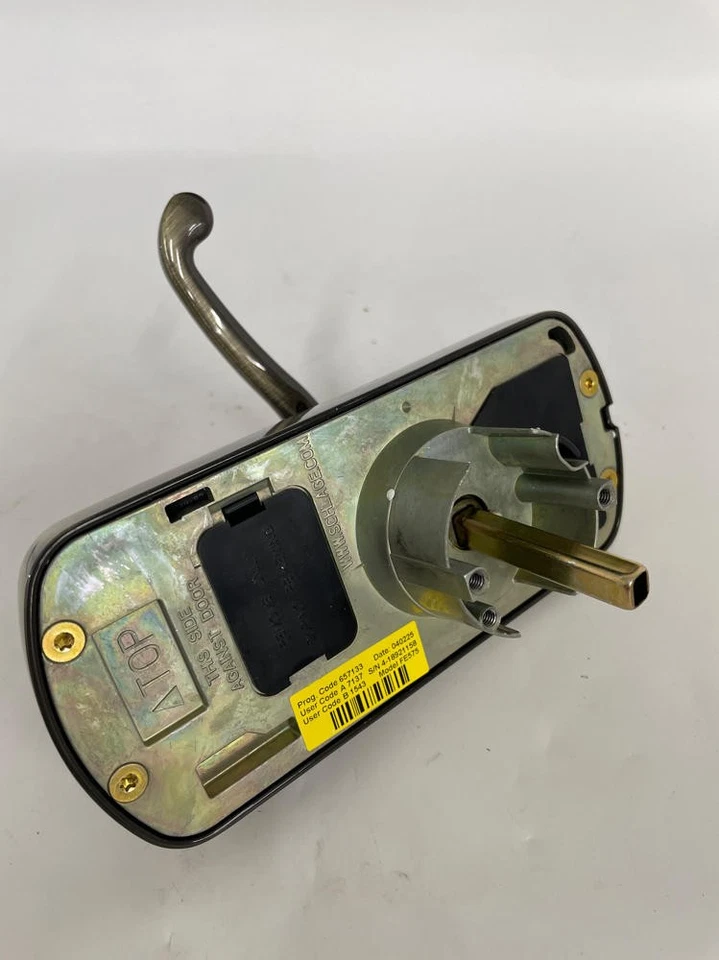 SCHLAGE FE575 PLY 609 FLA Plymouth Keypad Entry Antique Brass - Image 3 of 4