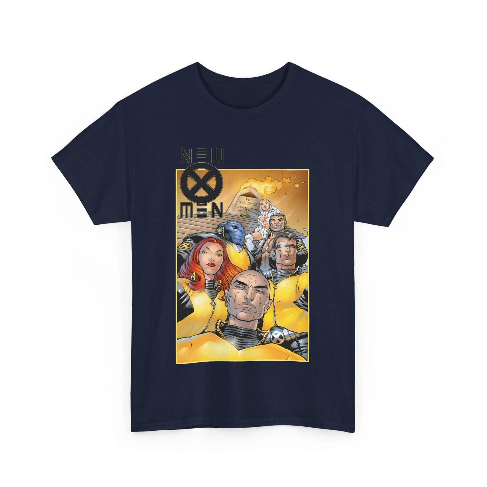 New X-Men T-Shirt - Frank Quitely - Cyclops, Jean Grey, Wolverine, Professor X