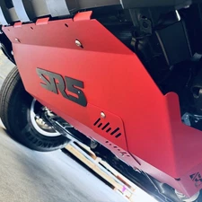 APC21 - Custom "SR5" Skid Plate For 25-26 4RUNNER-Gas Models Only-Red with Black