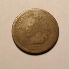 1874 Indian Head Cent - Good Hole Filler For Album