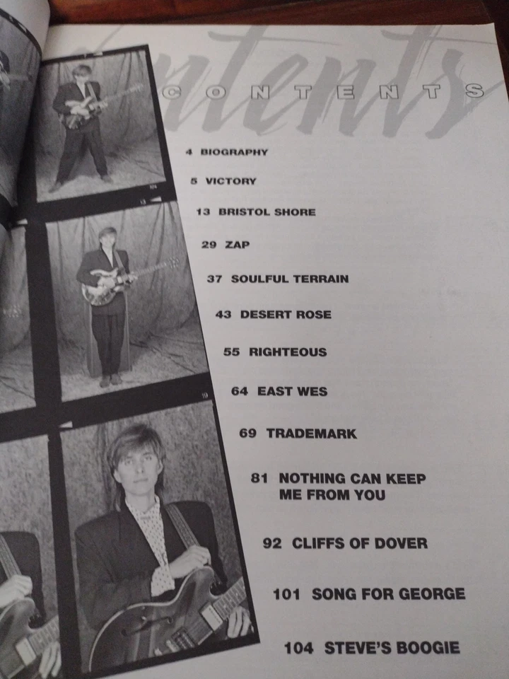 Eric Johnson Sing Songbook Guitar Transcriptions Guitar Tab Tablature Excellent - Image 3 of 4