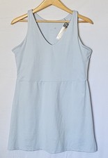 Ladies Light Blue Gapfit Active Tank Dress Attached Shorts w/Pocket Size LG NWT