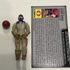 1987 Gi Joe Cobra 3.75" Gyro Viper v1 Figure Mamba Driver Complete w/ Filecard