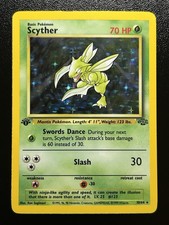 first edition scyther pokemon card Scyther [1st Edition] #55 Prices | Pokemon Neo Destiny