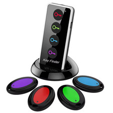 4 in 1 Wireless Key Finder RF Locator Tracker Remote for Wallet Pet Kids Keys