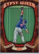 2015 Topps Gypsy Queen - Glove Stories Mike Aviles #GS-5 - Indians Guardians
